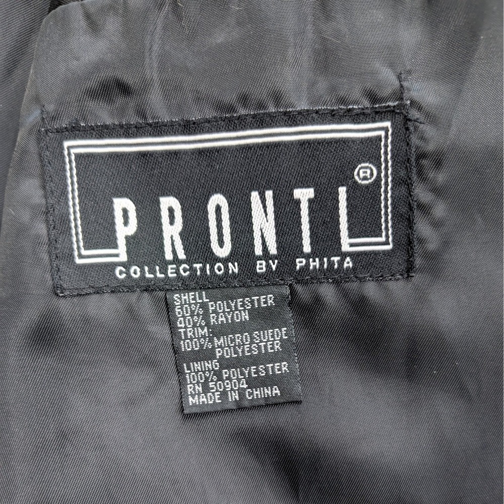 Pronti Collection by Phita Men's XXL Pinstripe Zip Jacket Lined - Picture 13 of 14